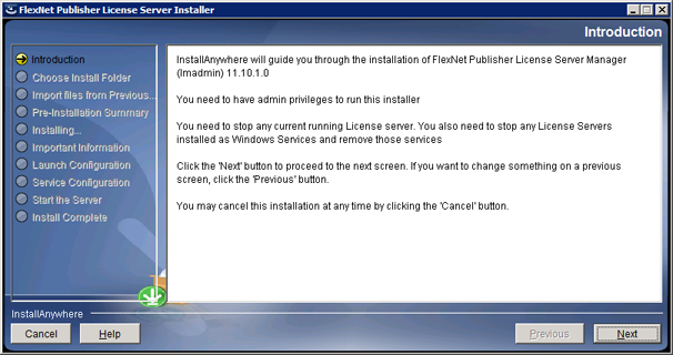 Installer introduction Installer introduction